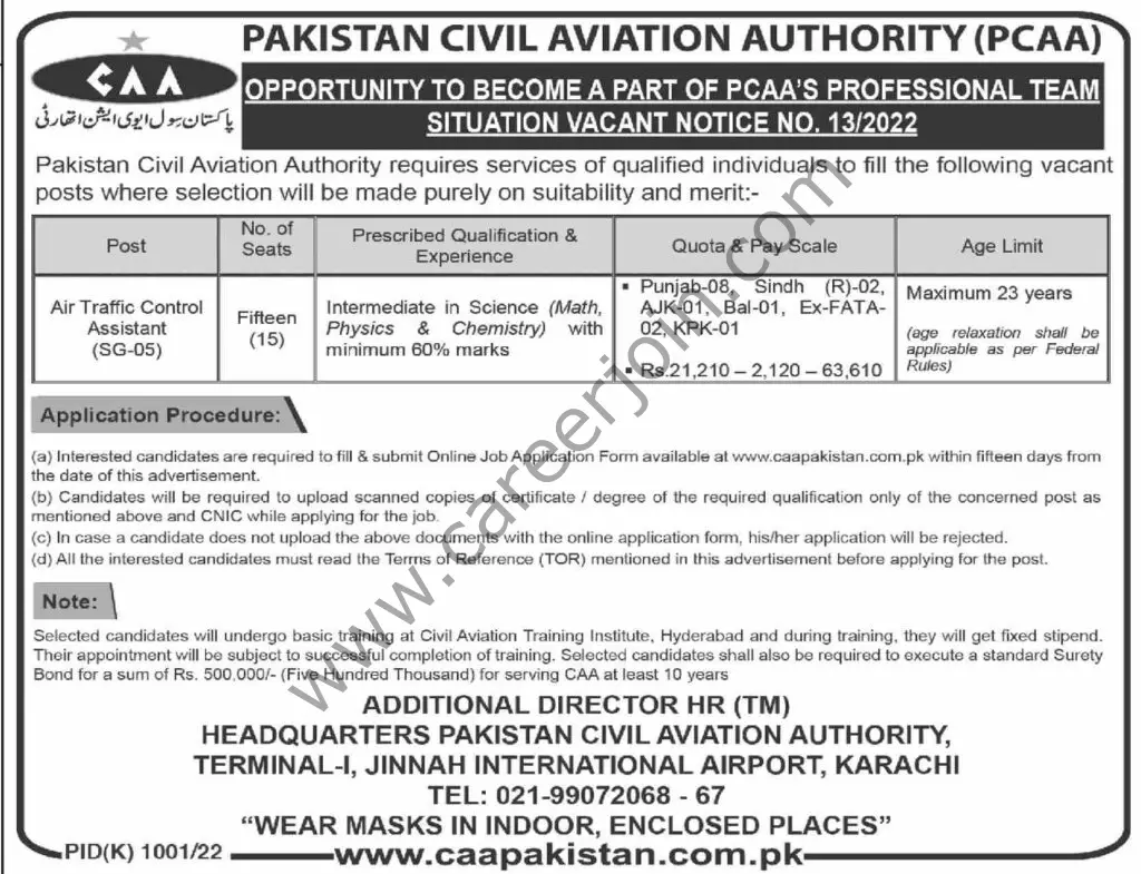 Civil Aviation Authority CAA Jobs 16 October 2022 Dawn 1