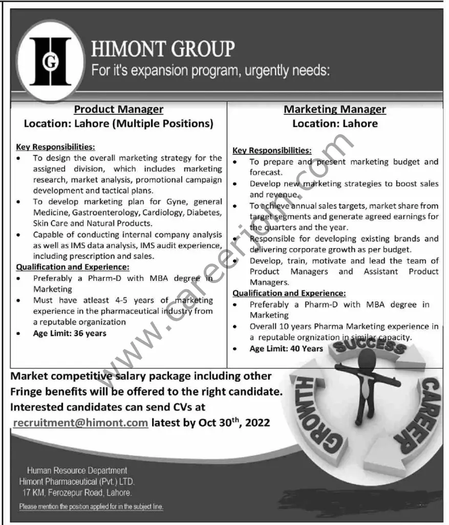 Himont Group Jobs October 2022 01