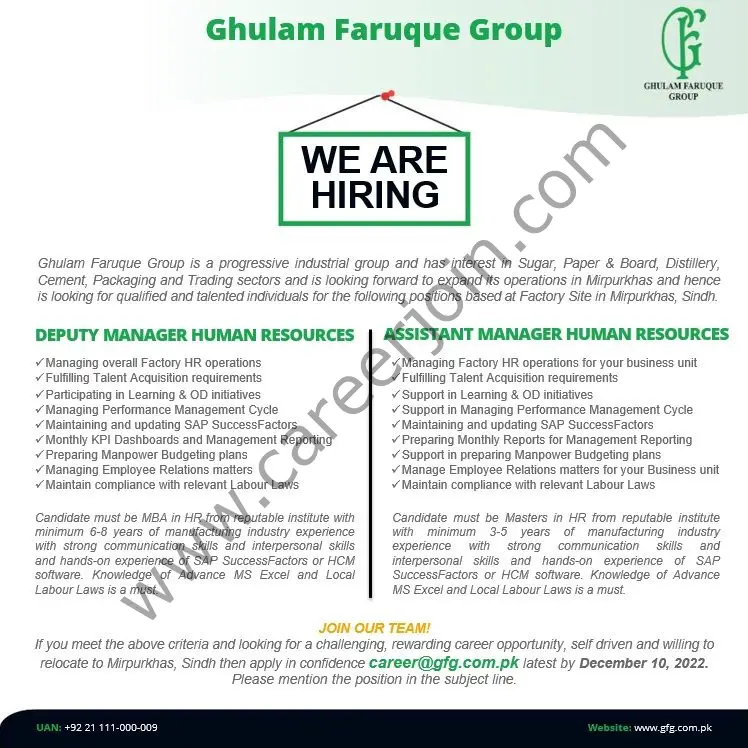 Ghulam Faruque Group Jobs December 2022 1