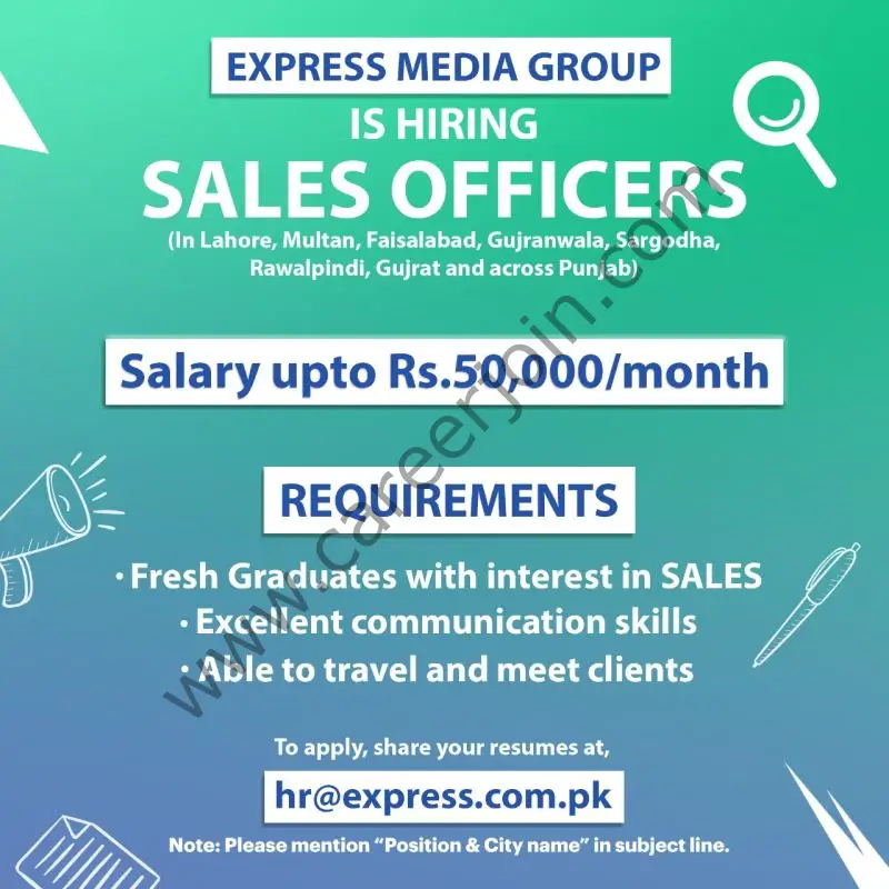 Express Media Group Jobs Sales Officers 1