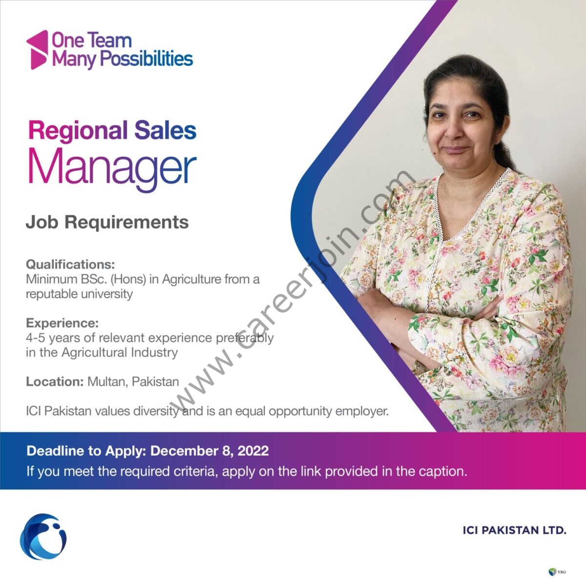 ICI Pakistan Ltd Jobs Regional Sales Manager 1