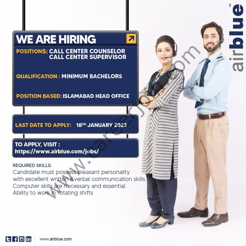 AirBlue Pakistan Jobs January 2023 1