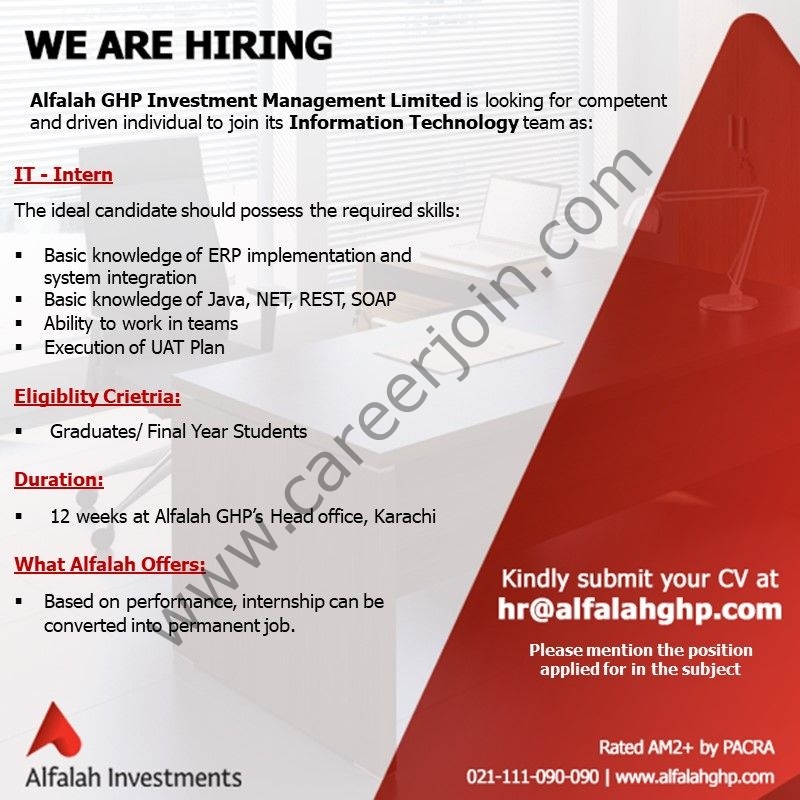 Alfalah GHP Investment Management Limited Jobs January 2023 1