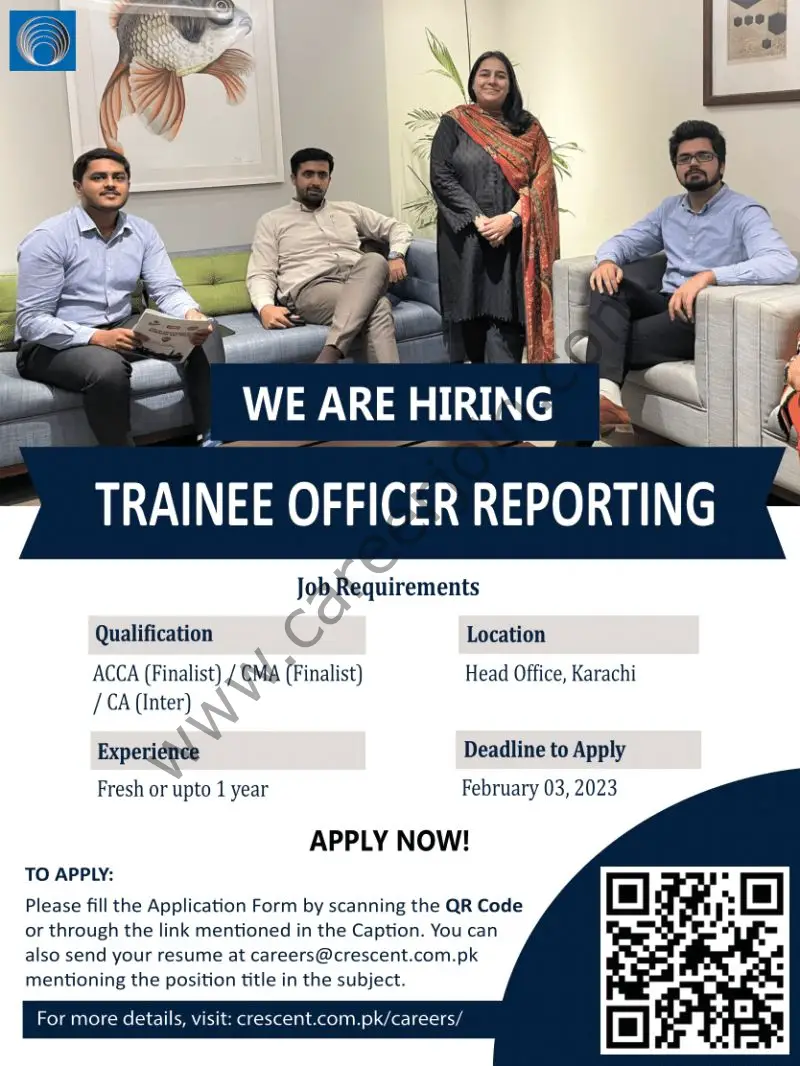 Crescent Steel & Allied Products Pvt Ltd Jobs Trainee Officer Reporting 1
