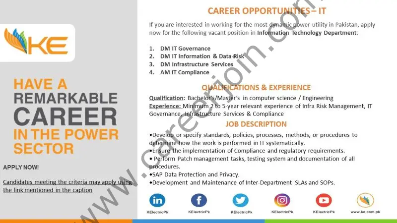K-Electric Pvt Ltd Jobs January 2023 1