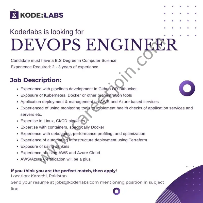 Koder Labs Jobs DevOps Engineer 1