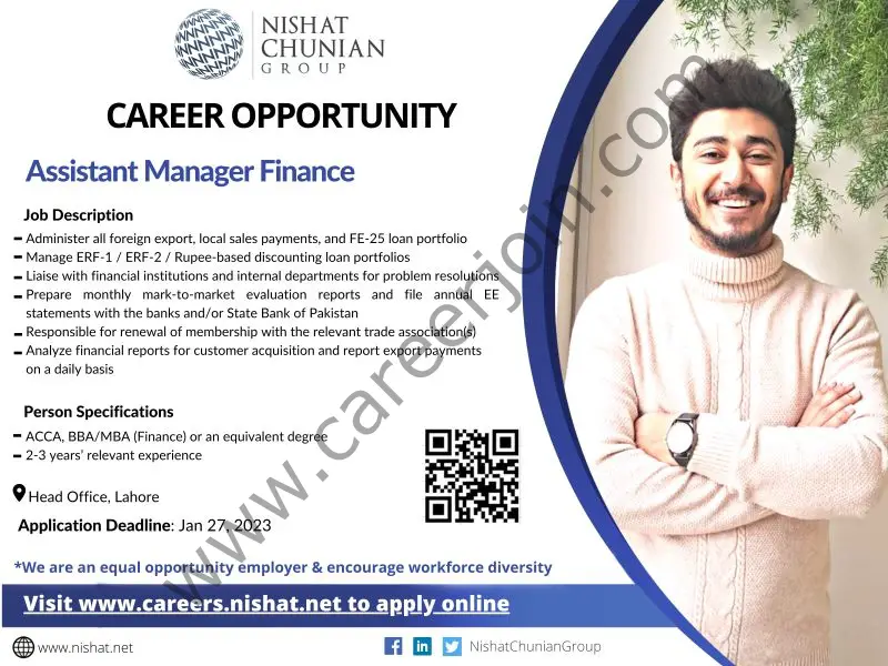 Nishat Chunian Group NCG Jobs January 2023 2