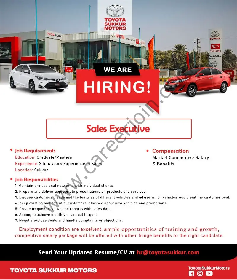 Toyota Sukkur Motors Jobs Sales Executive1