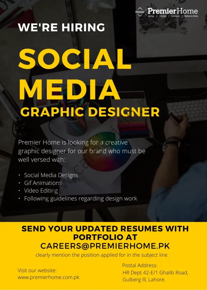 Premier Home Jobs Social Media Graphic Designer 1