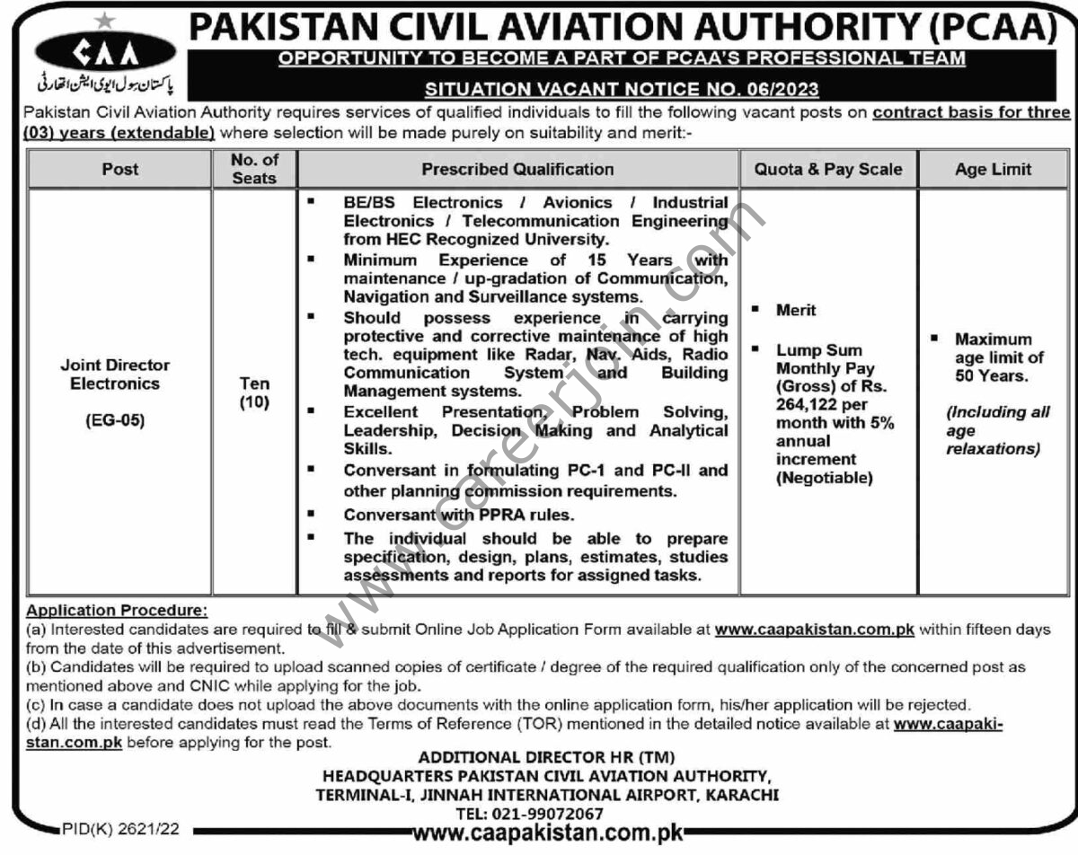 Civil Aviation Authority CAA Jobs 12 March 2023 Dawn 1