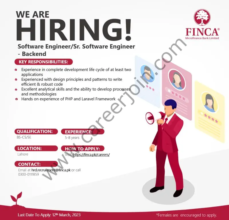 FINCA Microfinance Bank Limited Jobs March 2023 1