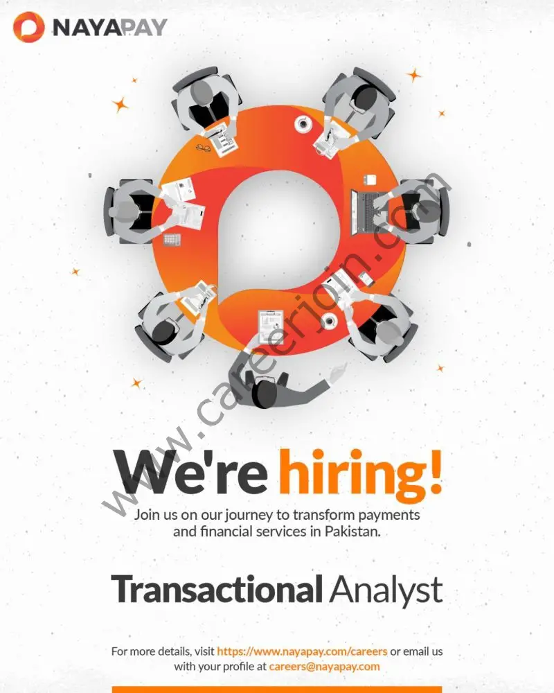 Naya Pay Jobs Transactional Analyst 1