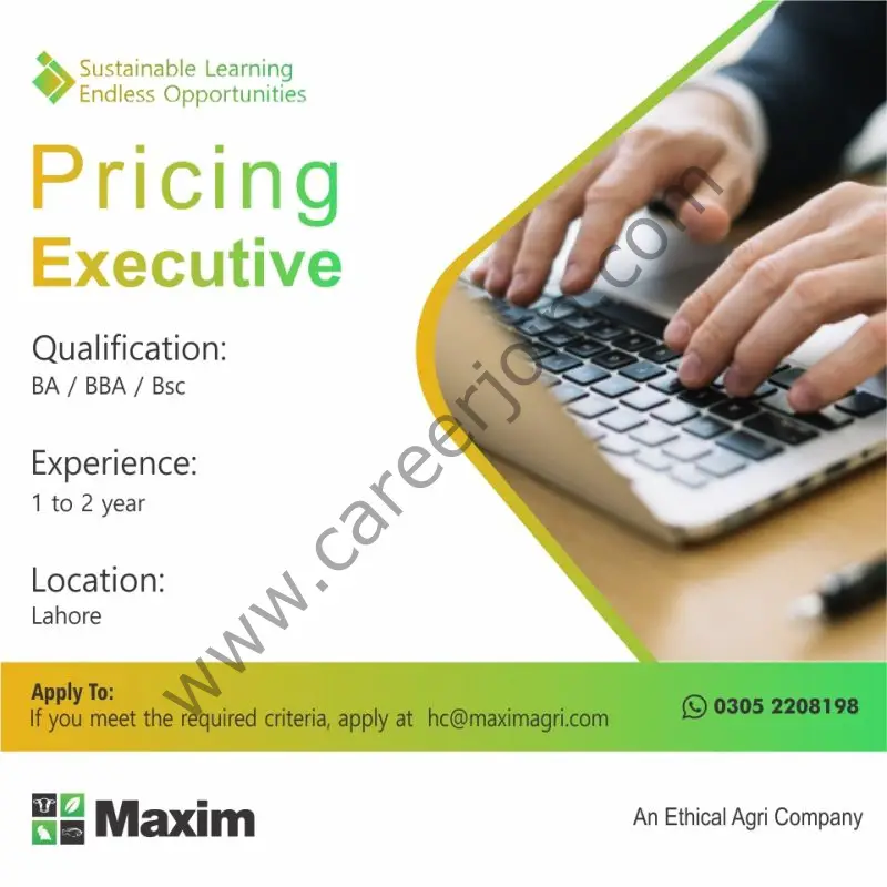 Maxim Agri Pvt Ltd Jobs April 2023 3