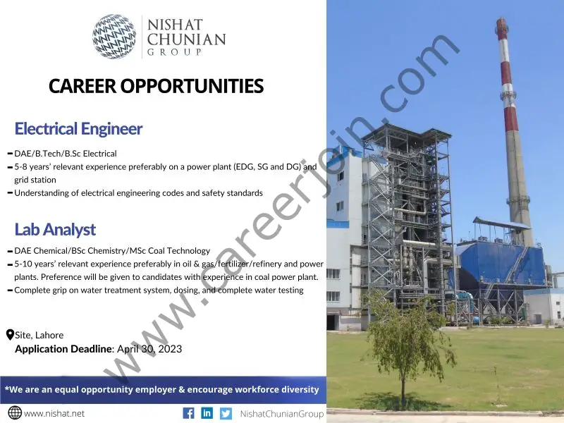 Nishat Chunian Group NCG Jobs May 2023 1