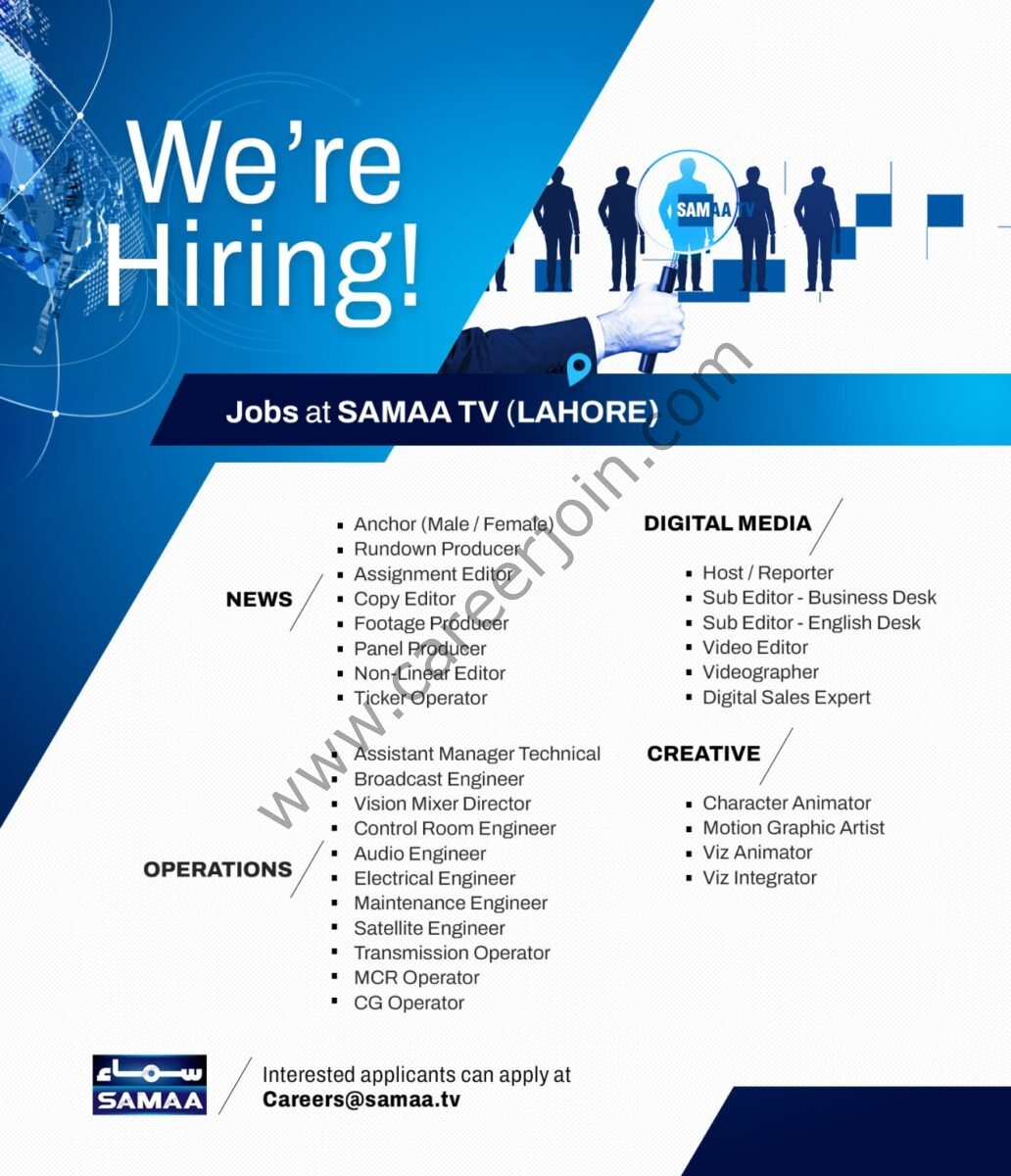 SAMAA TV Jobs 14 April 2023 32