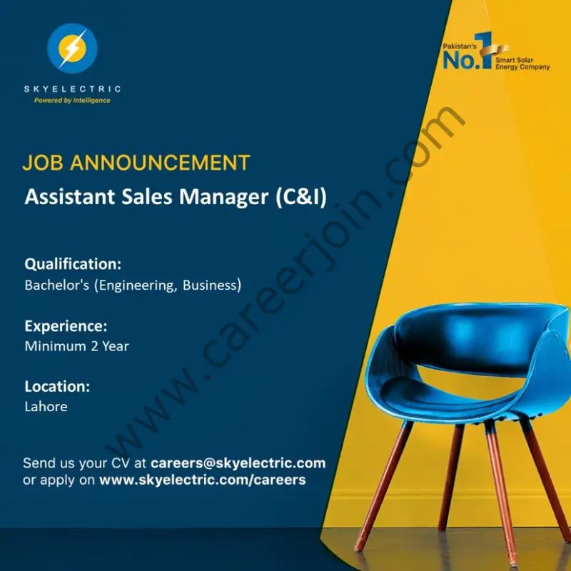 Sky Electric Pvt Ltd Jobs Assistant Sales Manager C&I 1
