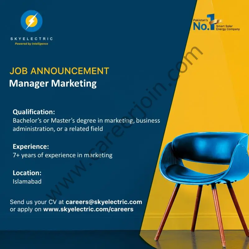 Sky Electric Pvt Ltd Jobs Marketing Manager 1