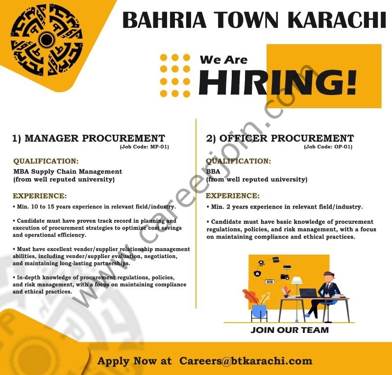Bahria Town Karachi Jobs June 2023 1