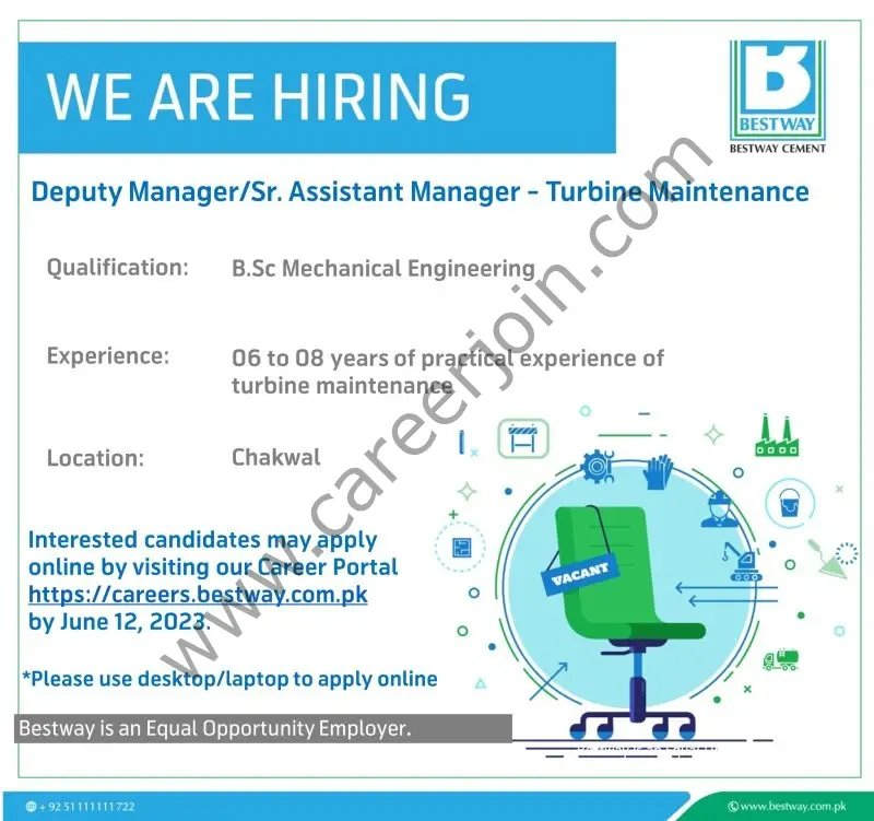 Bestway Cement Limited Jobs May 2023 2