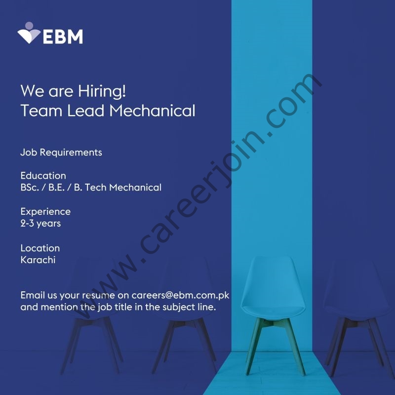English Biscuits Manufacturer Pvt Ltd EBM Jobs Team Lead Mechanical 1