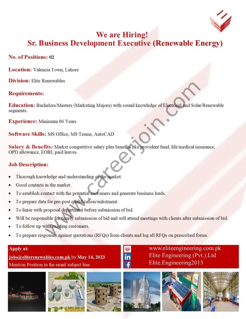 Elite Engineering Pvt Ltd Jobs May 2023 1