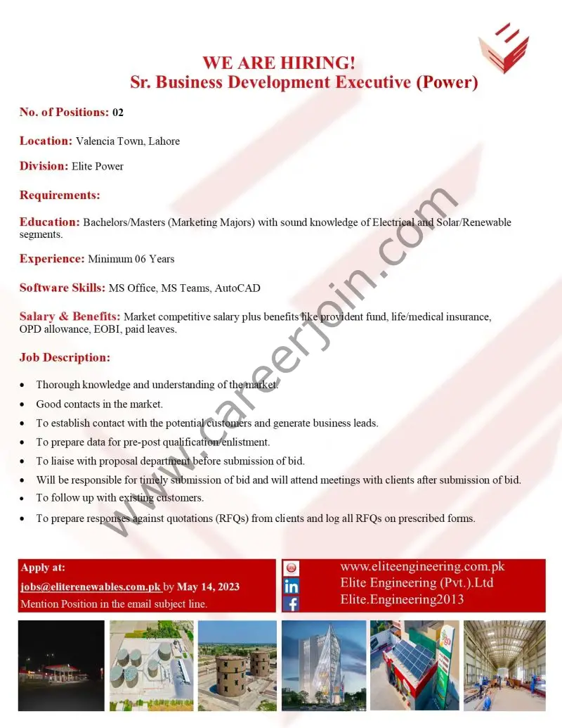 Elite Engineering Pvt Ltd Jobs May 2023 2