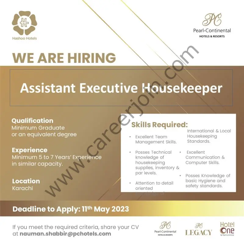 Hashoo Hotels Jobs Assistant Manager Housekeeper 1
