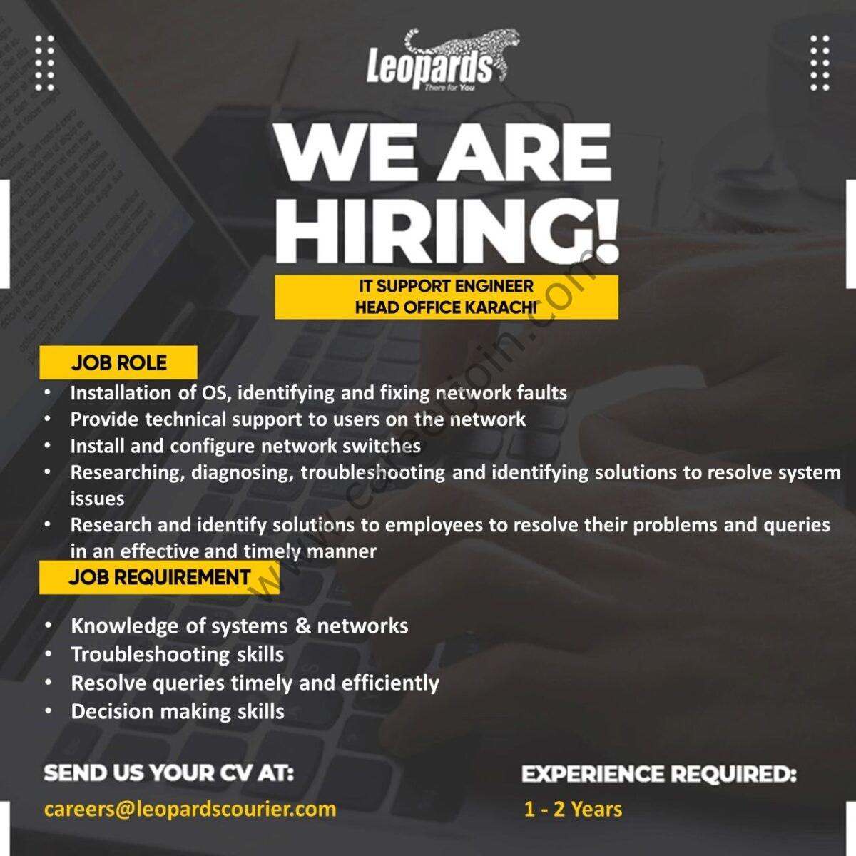 Leopards Courier Services Pvt Ltd Jobs 01 May 2023 1 2