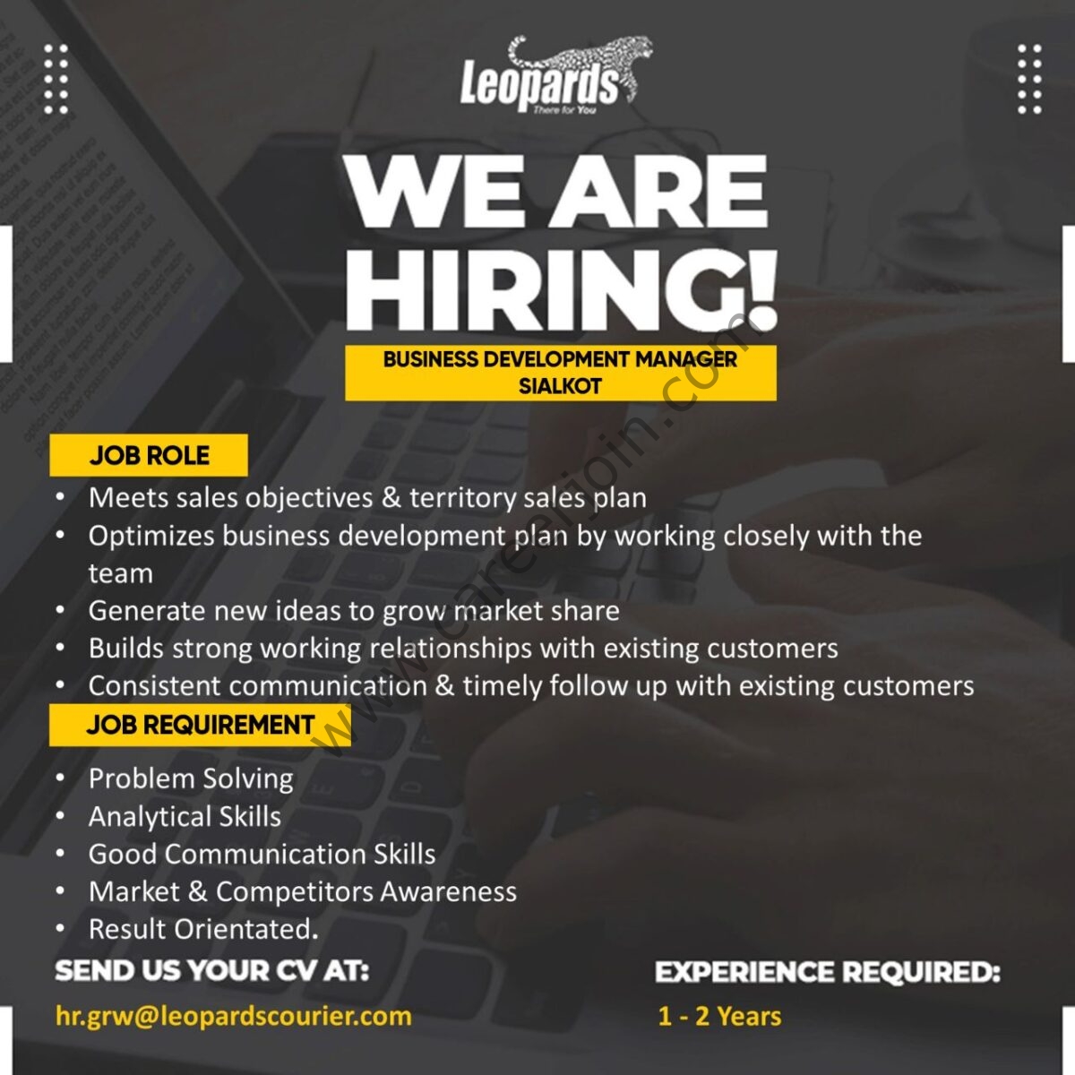 Leopards Courier Services Pvt Ltd Jobs 01 May 2023 3 4
