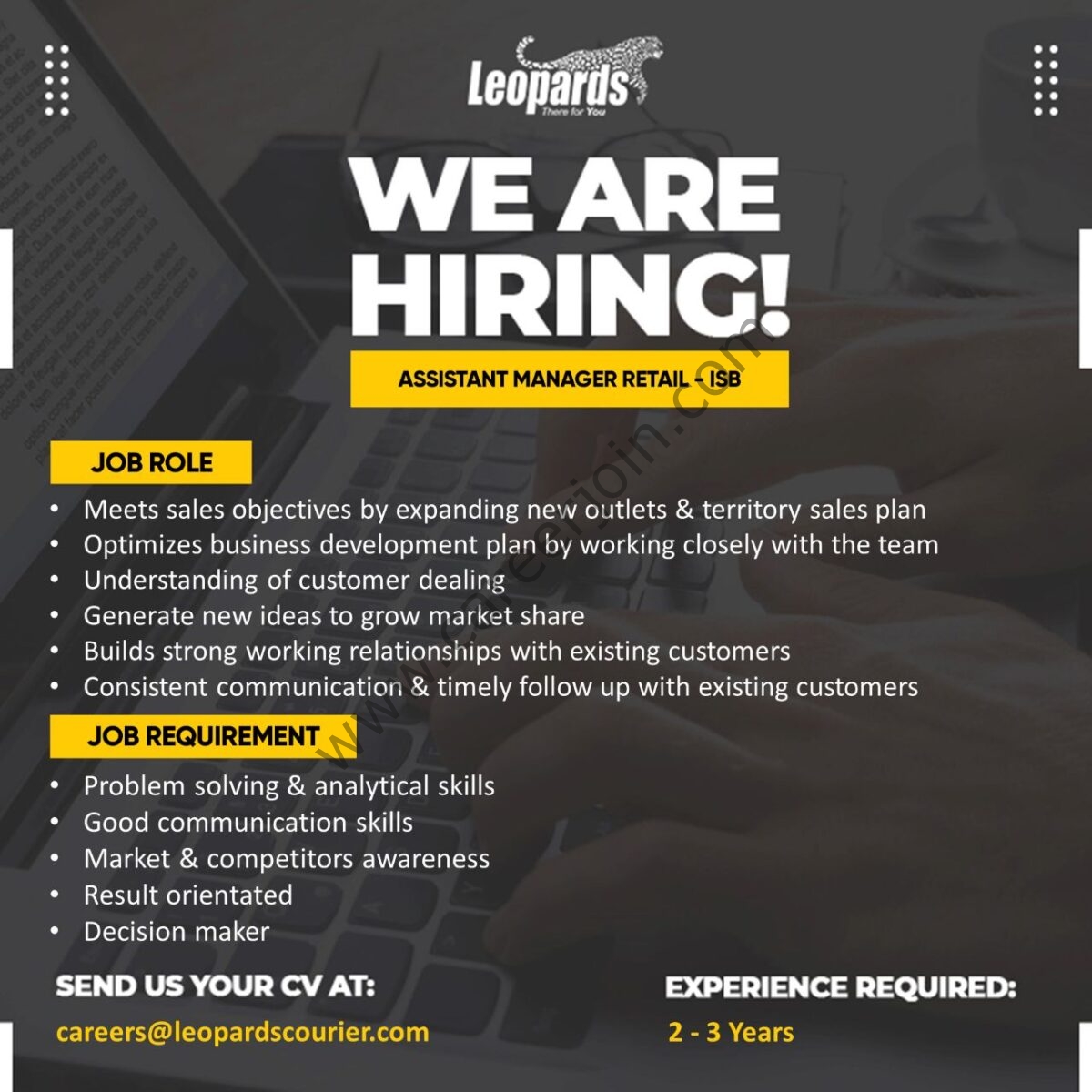 Leopards Courier Services Pvt Ltd Jobs 01 May 2023 5 6