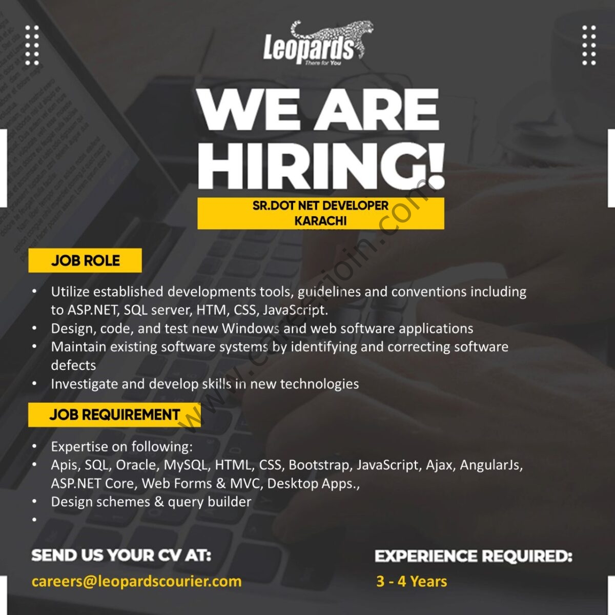 Leopards Courier Services Pvt Ltd Jobs 01 May 2023 6 7