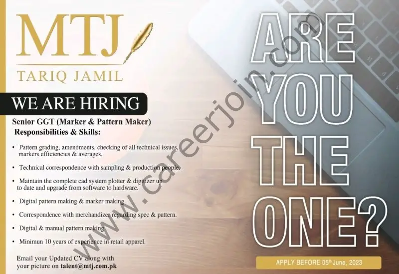 MTJ Tariq Jamil Jobs June 2023 1