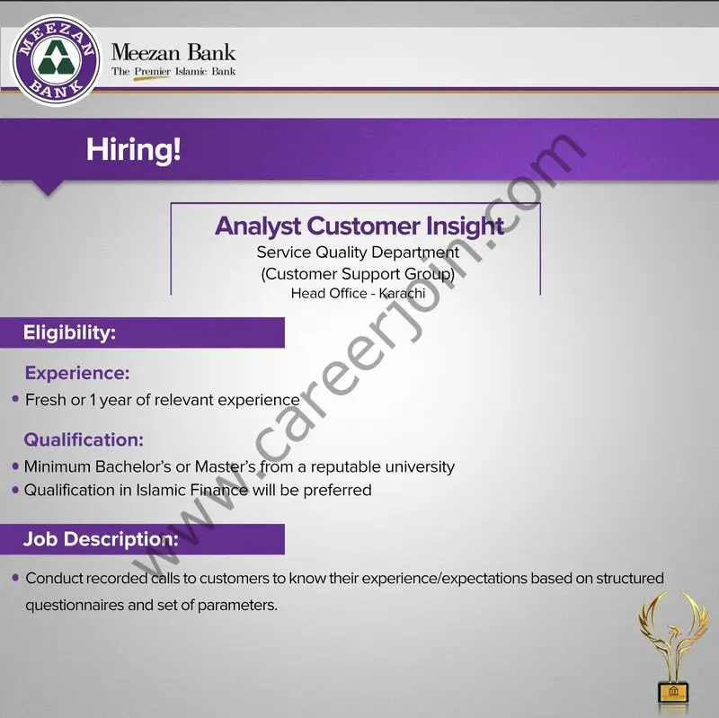 Meezan Bank Limited Jobs June 2023 2