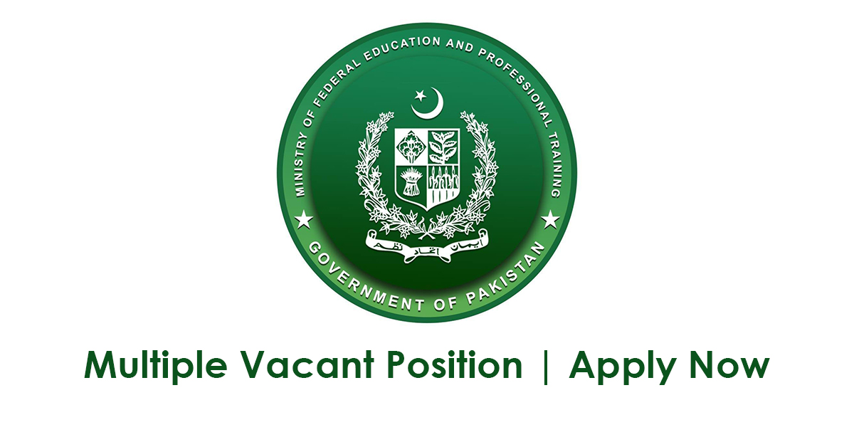 Ministry Of Federal Education & Professional Training Jobs December 2023