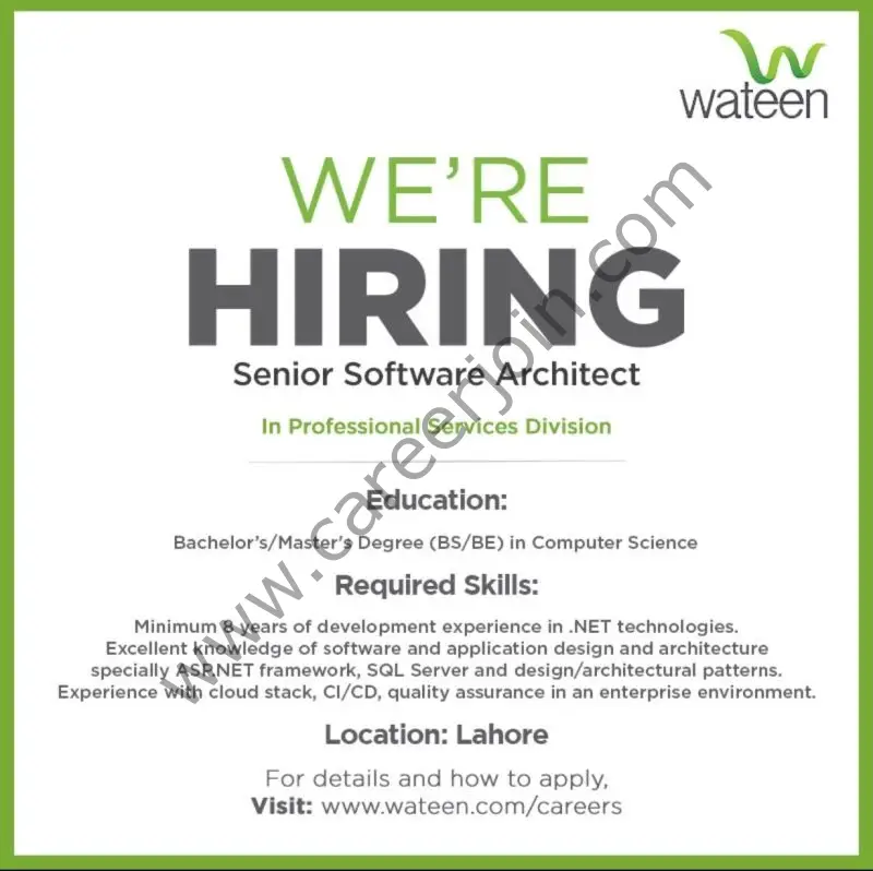 Wateen Telecom Limited Jobs June 2023 2