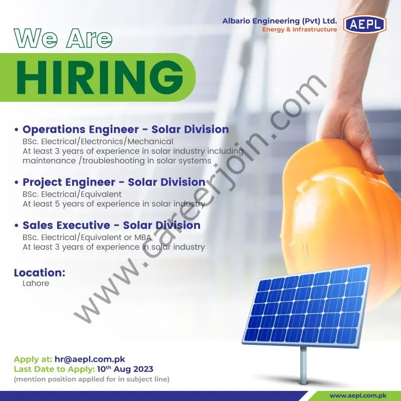 Albario Engineering Pvt Ltd AEPL Jobs August 2023 1
