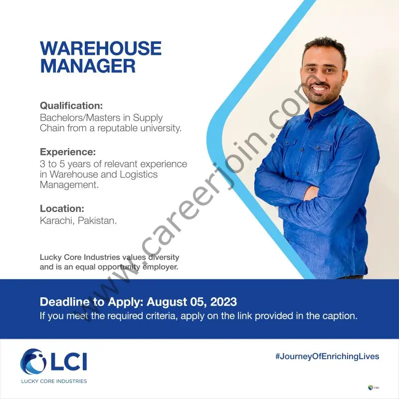 Lucky Core Industries Limited LCI Jobs August 2023 2