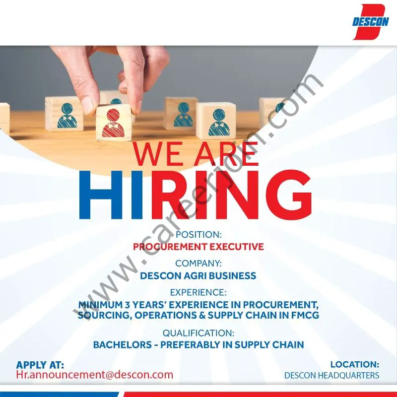 Descon Engineering Limited Jobs Procurement Executive 1
