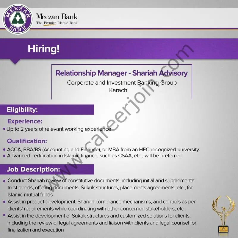 Meezan Bank Limited Jobs September 2023 1
