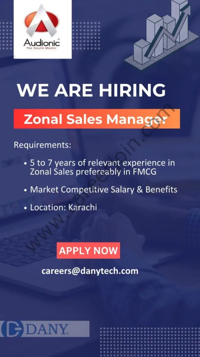 Audionic Pakistan Jobs Zonal Sales Manager 1