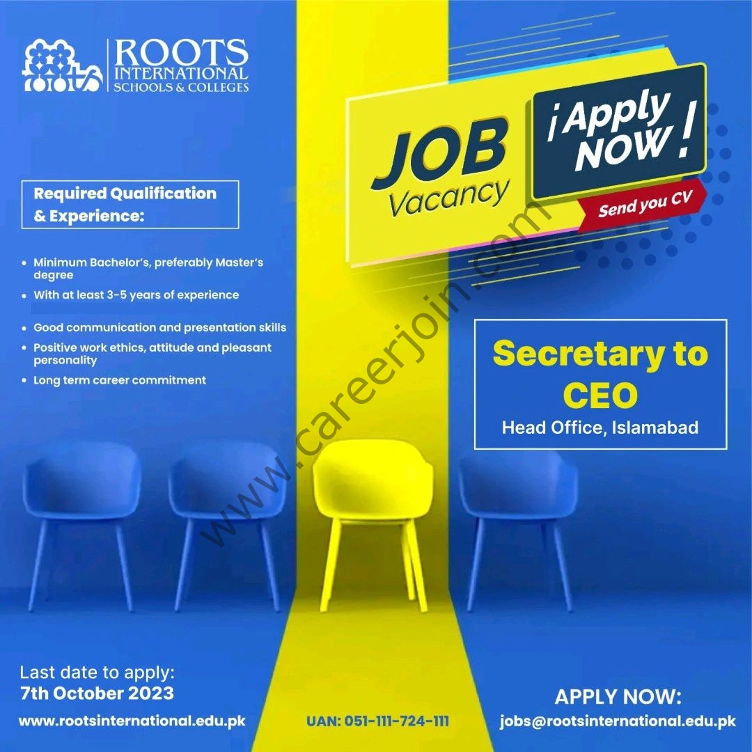 ROOTS International Schools & Colleges Jobs October 2023 2