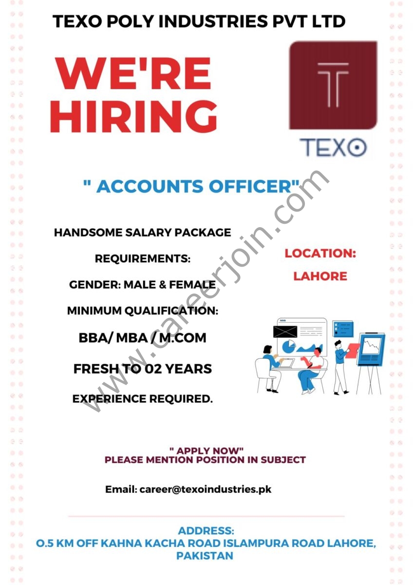 Texo Poly Industries Limited Jobs October 2023 2