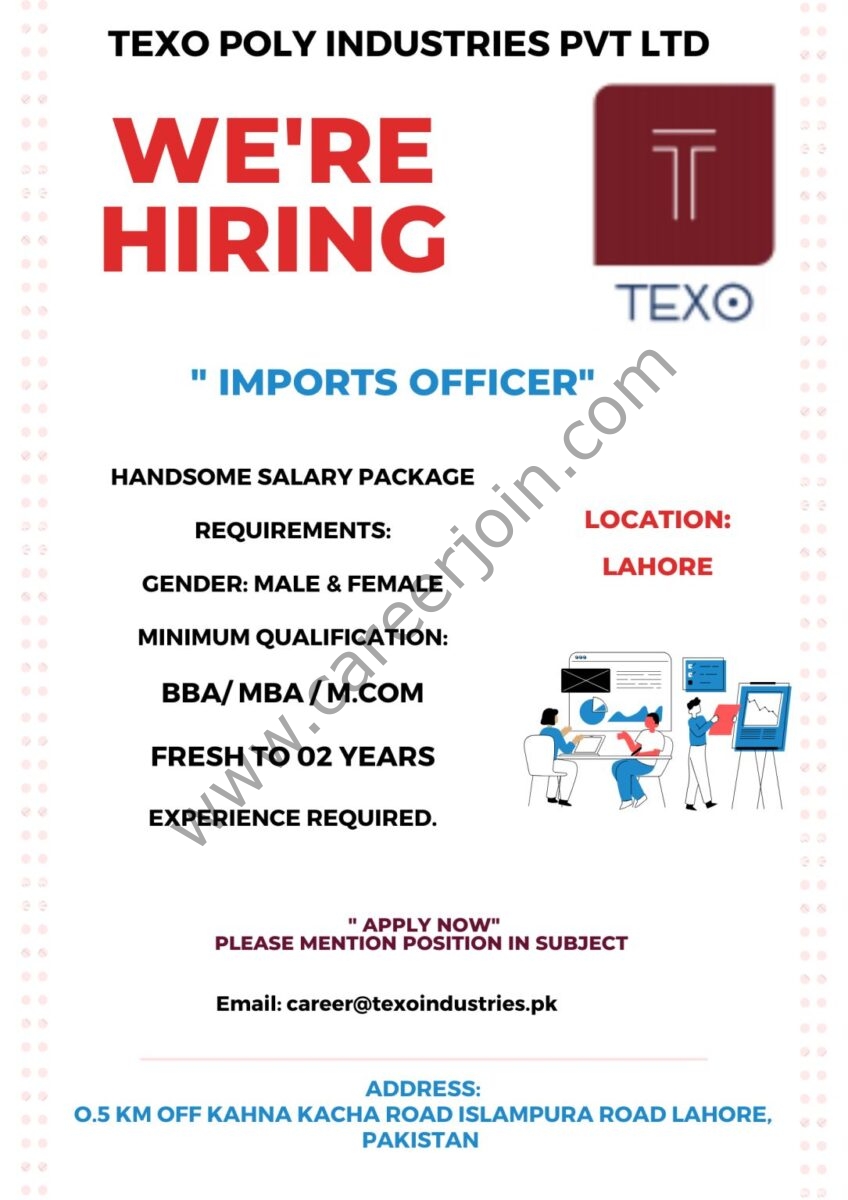 Texo Poly Industries Limited Jobs October 2023 1