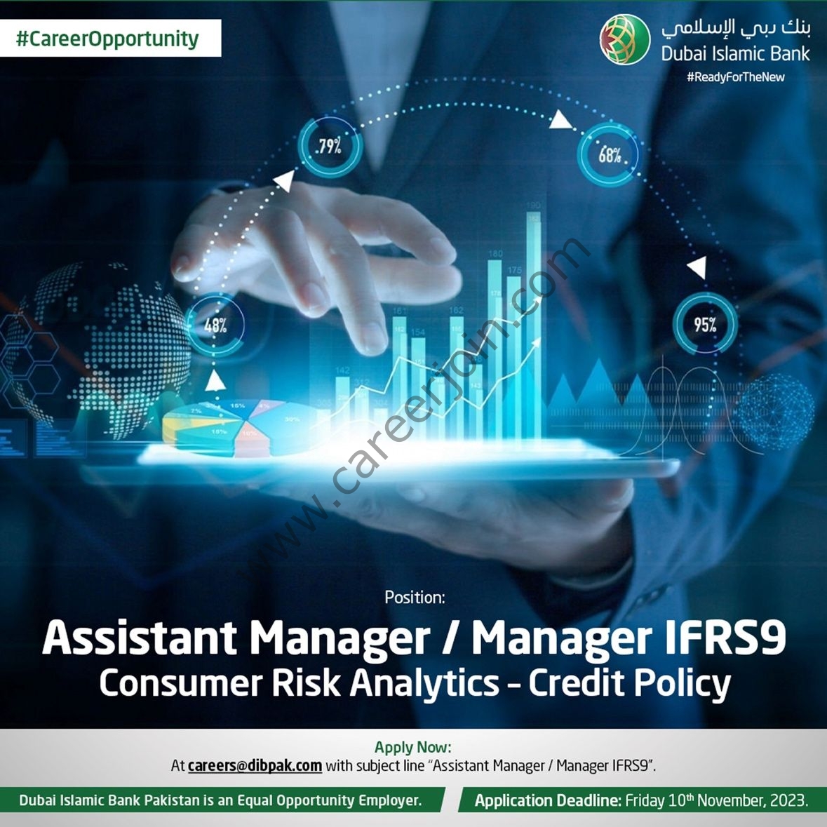 Dubai Islamic Bank Pakistan Jobs Assistant Manager / Manager IFRS9 1