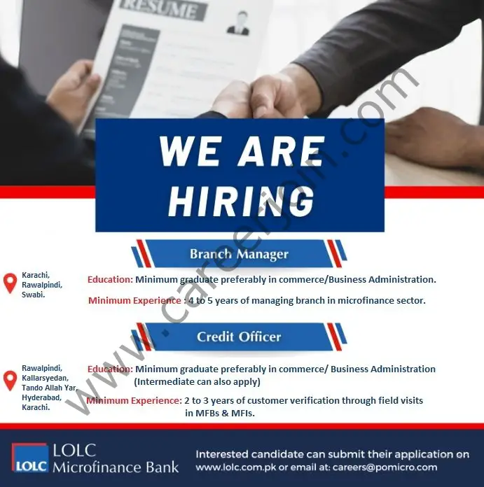 LOLC Microfinance Bank Limited Jobs November 2023 1