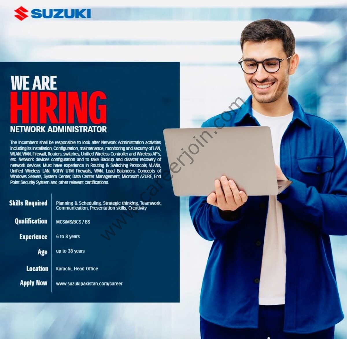 Suzuki Pakistan Jobs 18 November 2023 11