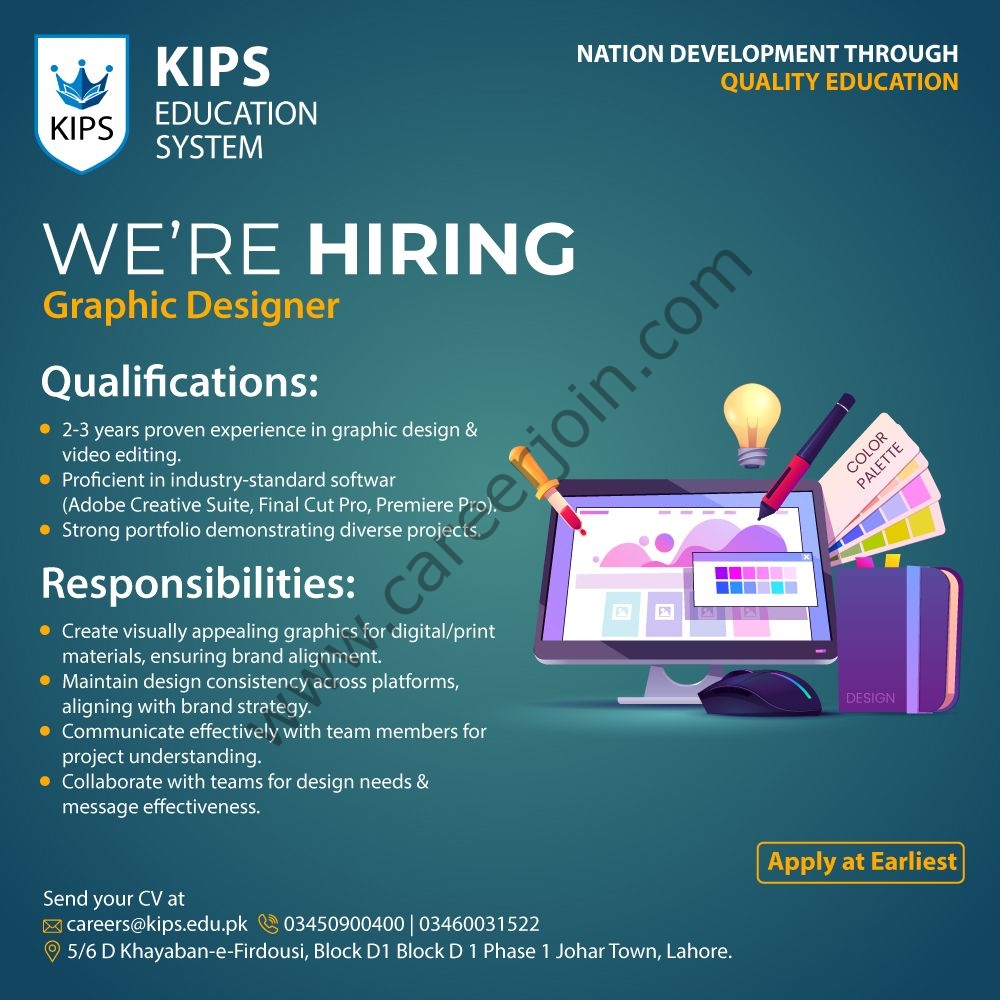 KIPS Education System Jobs December 2023 1