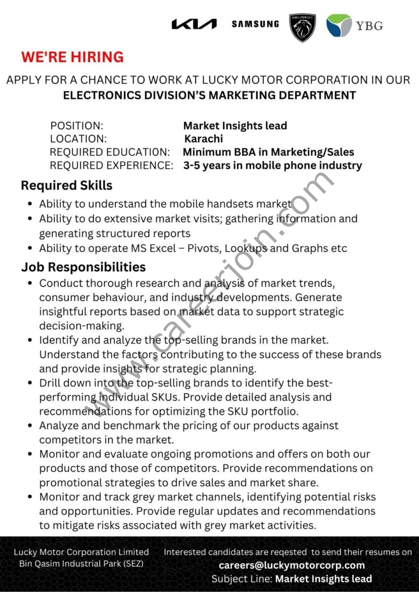 Lucky Motor Corporation Limited Jobs Market Insights Lead 1