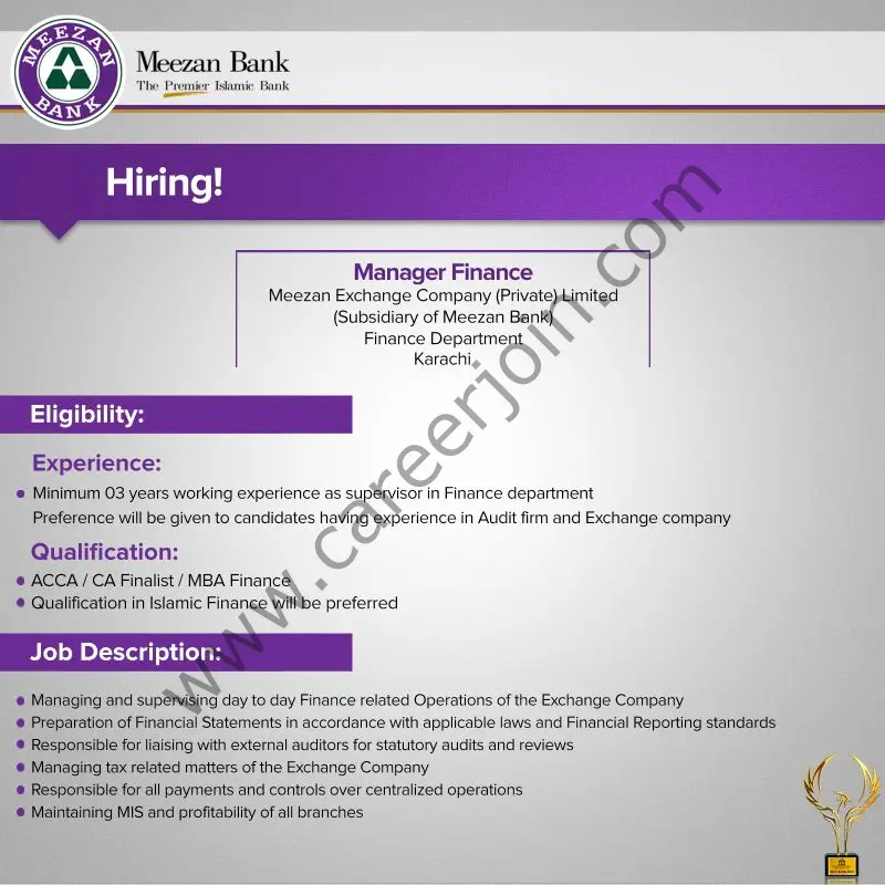 Meezan Bank Limited Jobs December 2023 2
