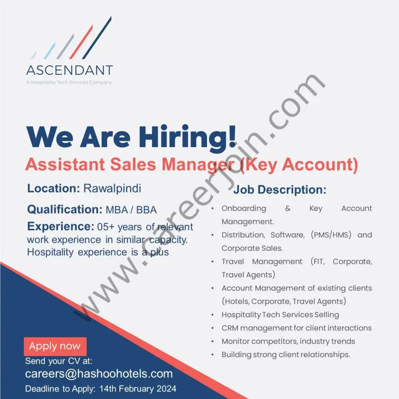 ASCENDANT Jobs Assistant Sales Manager 1